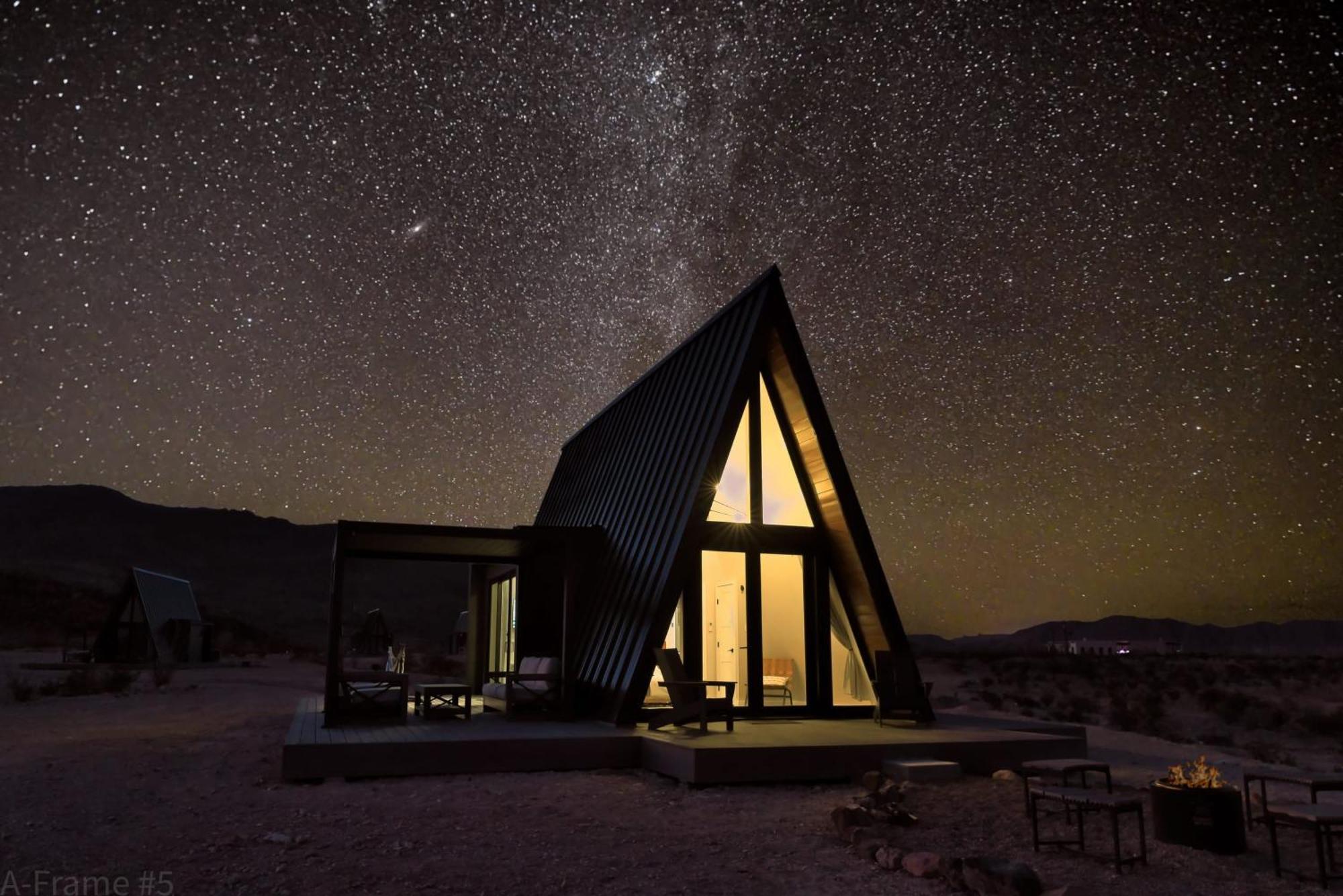 Stardust Big Bend Luxury A-Frame#5 Great Views Villa Terlingua Exterior photo