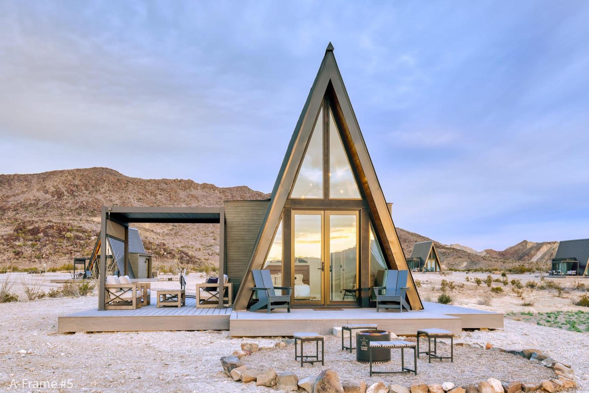 Stardust Big Bend Luxury A-Frame#5 Great Views Villa Terlingua Exterior photo