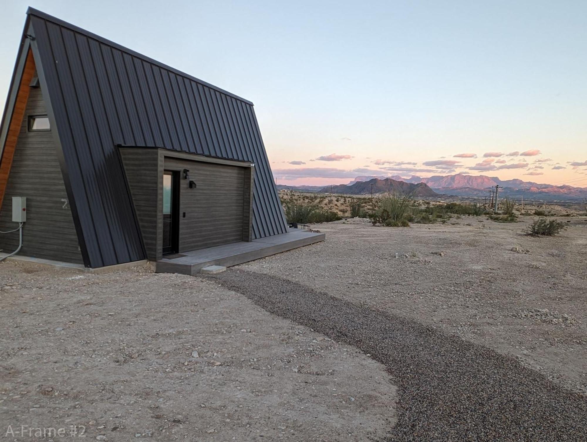 Stardust Big Bend Luxury A-Frame#5 Great Views Villa Terlingua Exterior photo