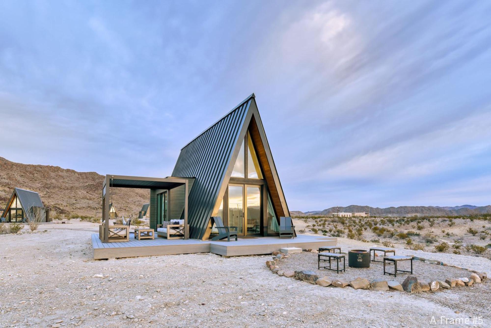 Stardust Big Bend Luxury A-Frame#5 Great Views Villa Terlingua Exterior photo