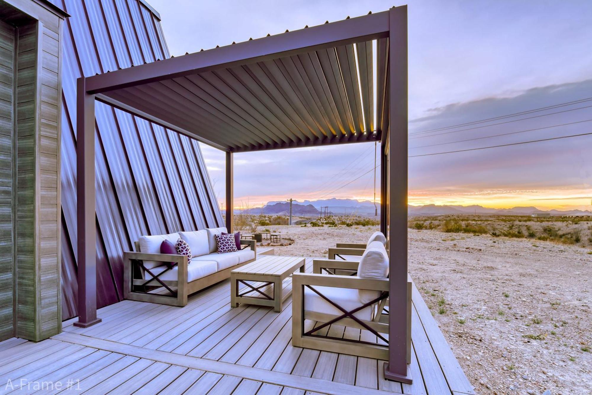 Stardust Big Bend Luxury A-Frame#5 Great Views Villa Terlingua Exterior photo