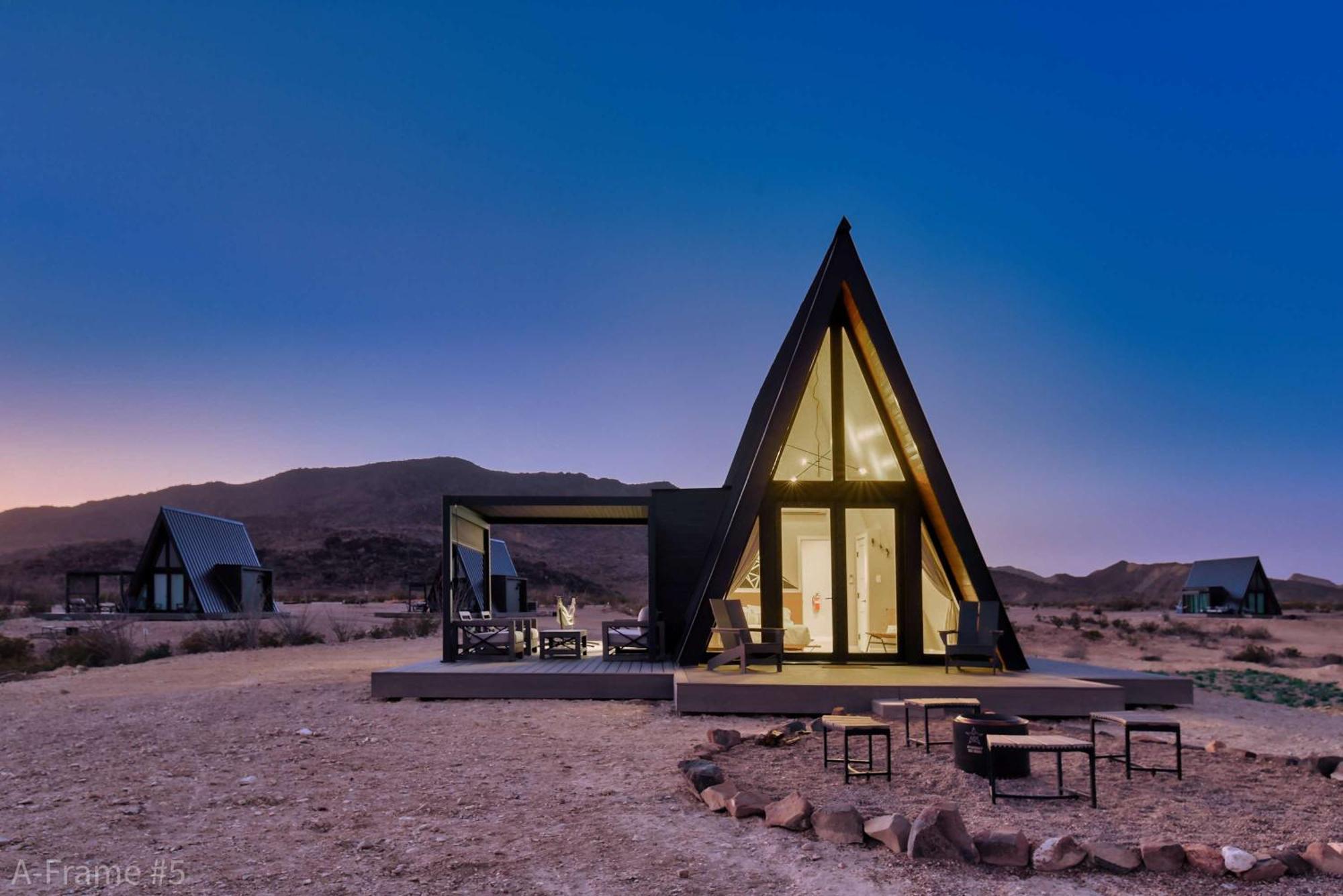 Stardust Big Bend Luxury A-Frame#5 Great Views Villa Terlingua Exterior photo