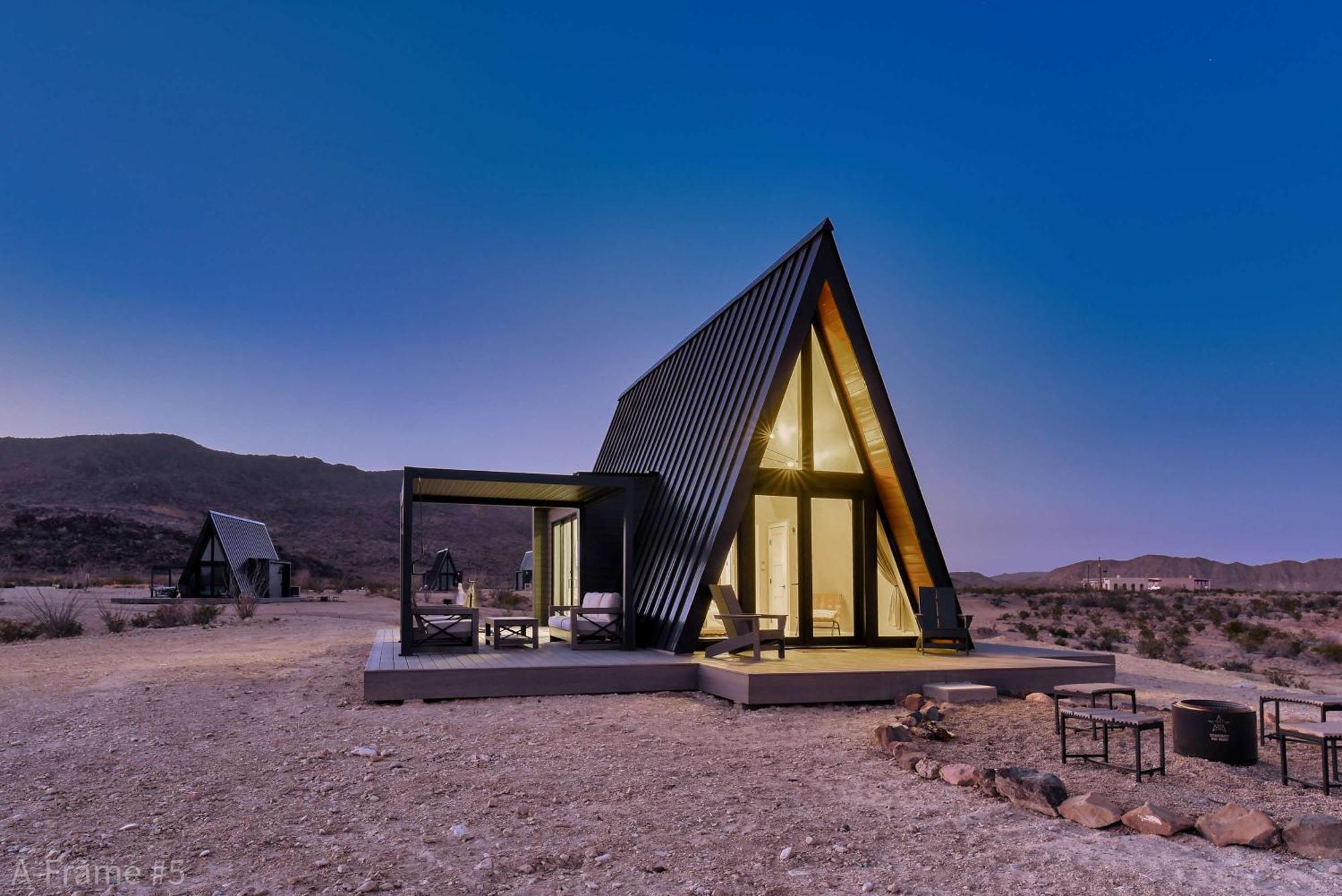 Stardust Big Bend Luxury A-Frame#5 Great Views Villa Terlingua Exterior photo