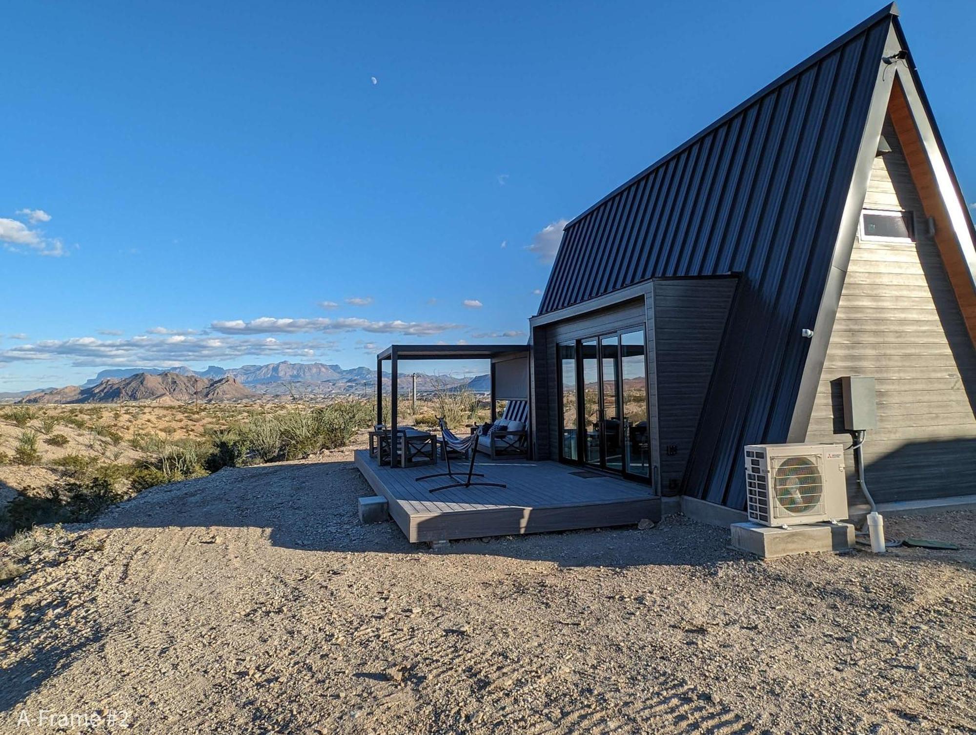 Stardust Big Bend Luxury A-Frame#5 Great Views Villa Terlingua Exterior photo