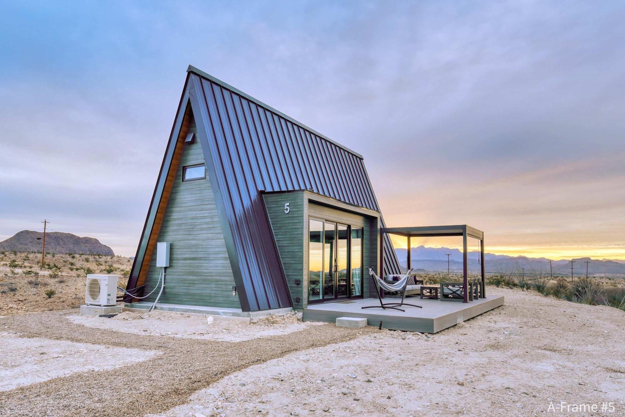 Stardust Big Bend Luxury A-Frame#5 Great Views Villa Terlingua Exterior photo
