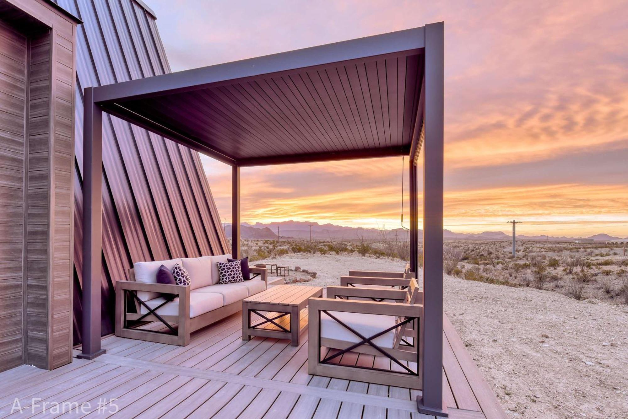Stardust Big Bend Luxury A-Frame#5 Great Views Villa Terlingua Exterior photo